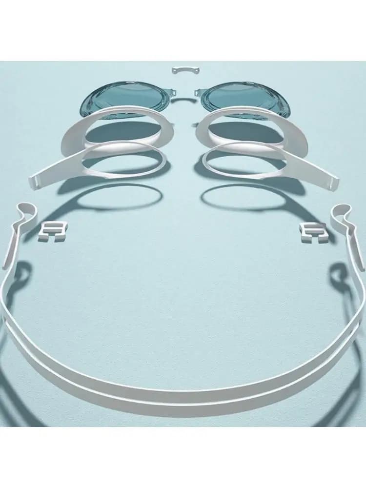 Occhialini da nuoto regolabili R6FE Occhialini da nuoto unisex per donne Uomini Adolescenti Occhialini da nuoto resistenti e da