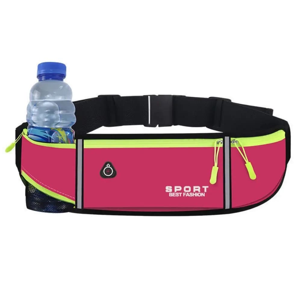 Waterproof Running Waist Bag Jogging for Invisible Light Marathon Reflective Strip Portable Fitness Running Waist Bag