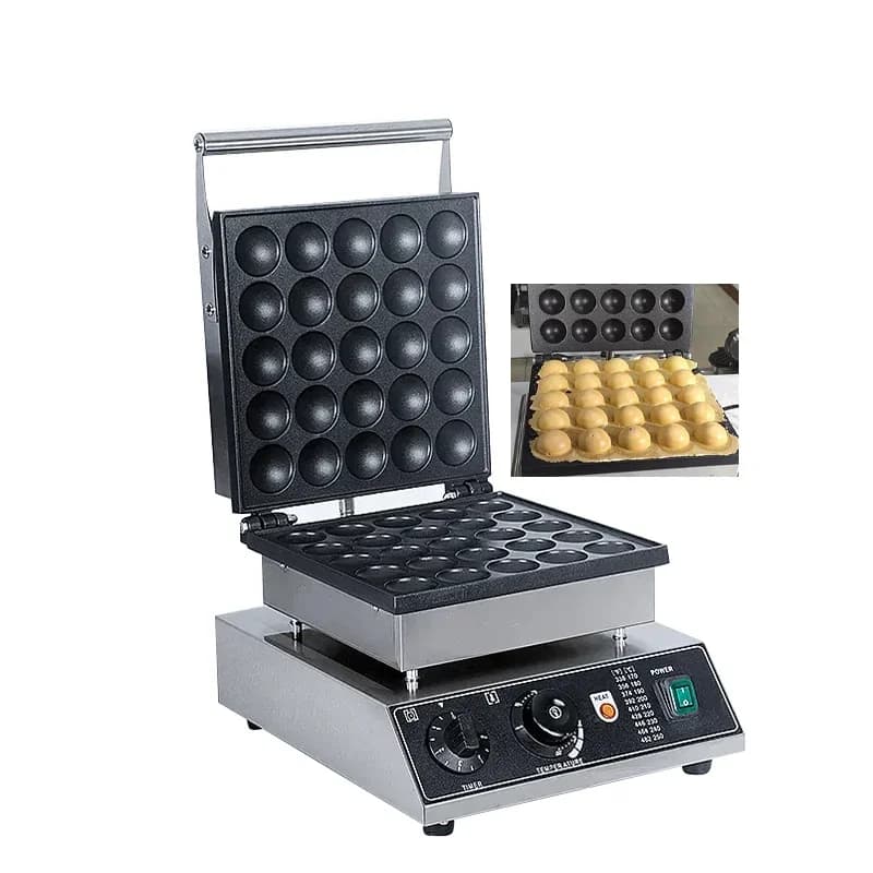 Nuova macchina per waffle, macchina commerciale per muffin e pancake rotondi per panifici e caffetterie