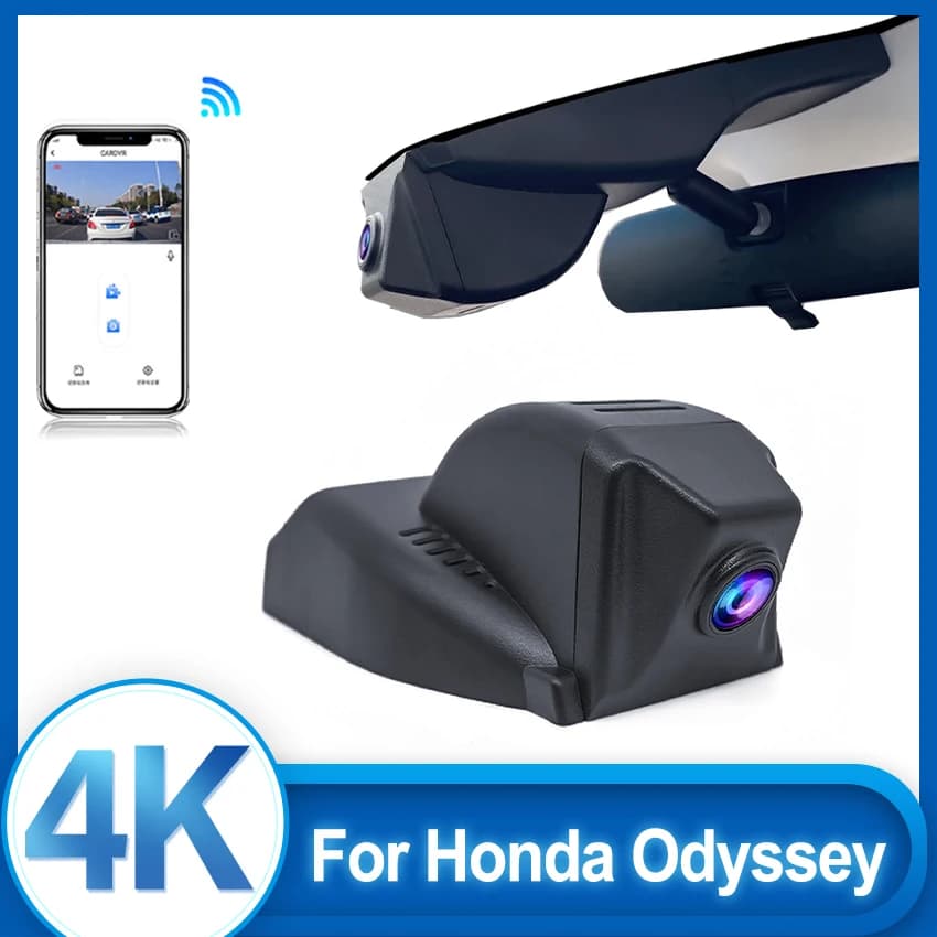 Videoregistratore per auto 4K UHD, Dash Cam con visione notturna HD per Honda Odyssey Elysion 2016-2022, Plug and Play