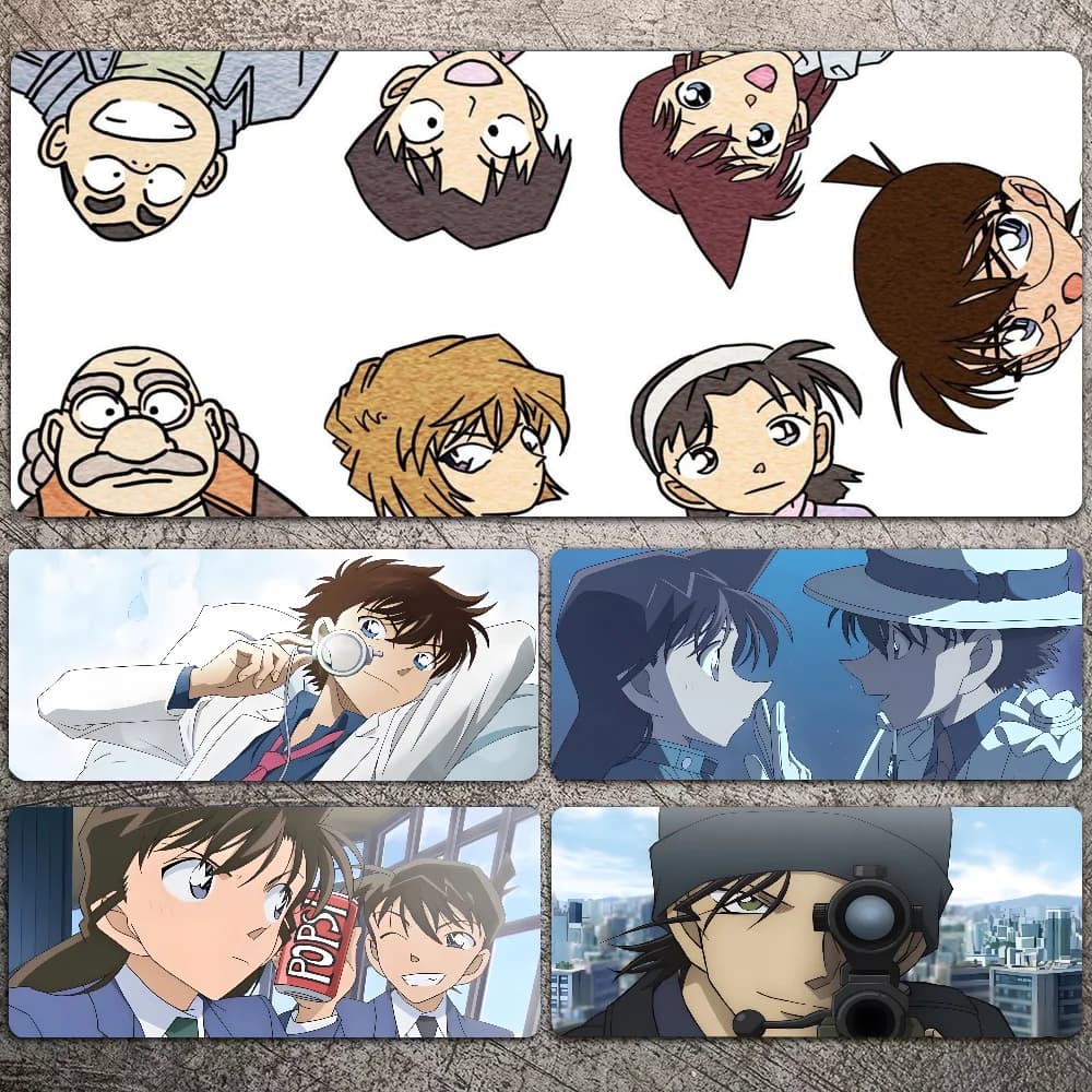 D-Detective Conan Mouse Mat for Mouse Accessories for Laptop Mat for Mouse Large Desk Mat for Computer Gamer Carpet