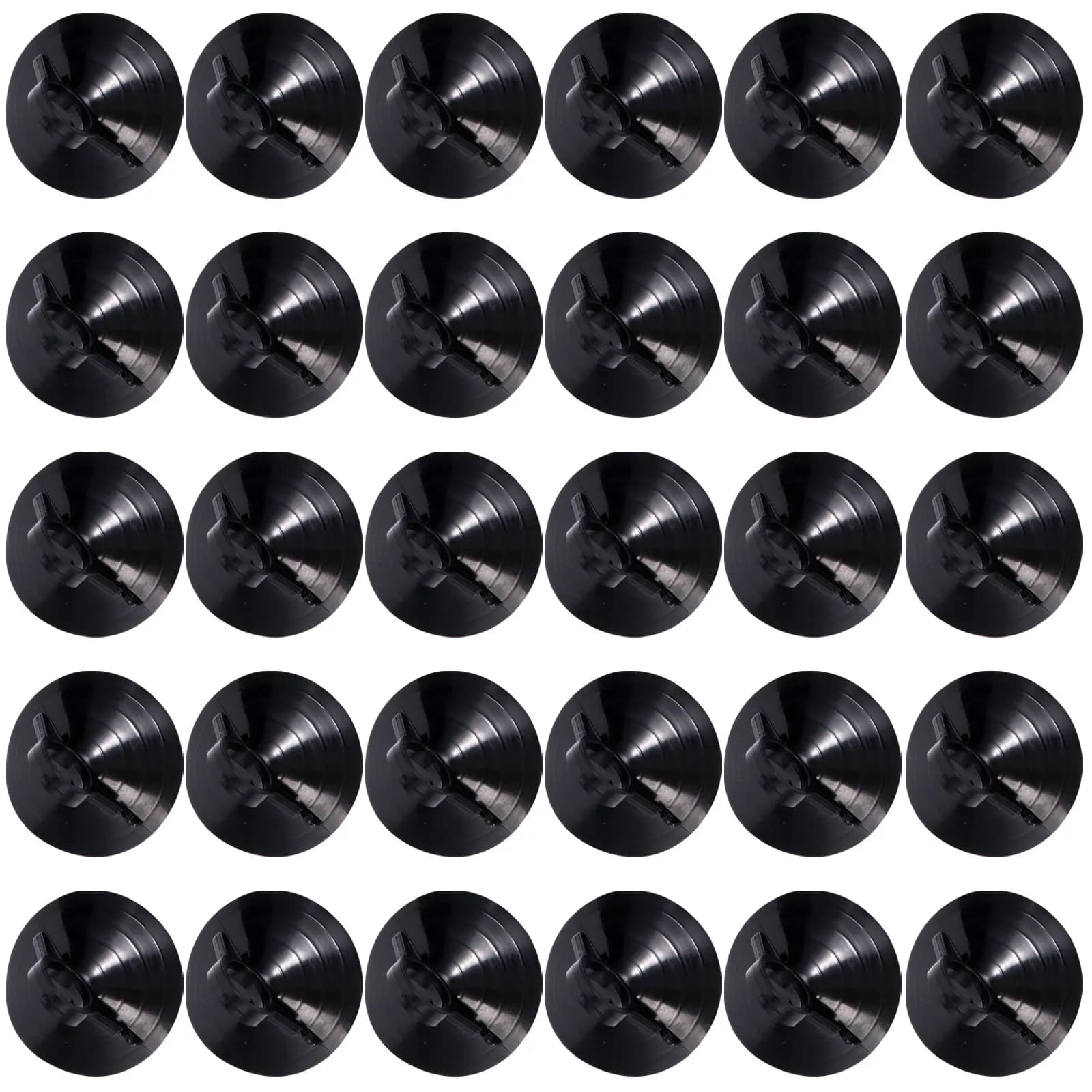 50 Pezzi Ventose a Coda di Rondine con Anello di Trazione, Grandi e Potenti, per Parasole Auto, Accessori Interni Auto, Ganci per Finestre, Cucina e Bagno