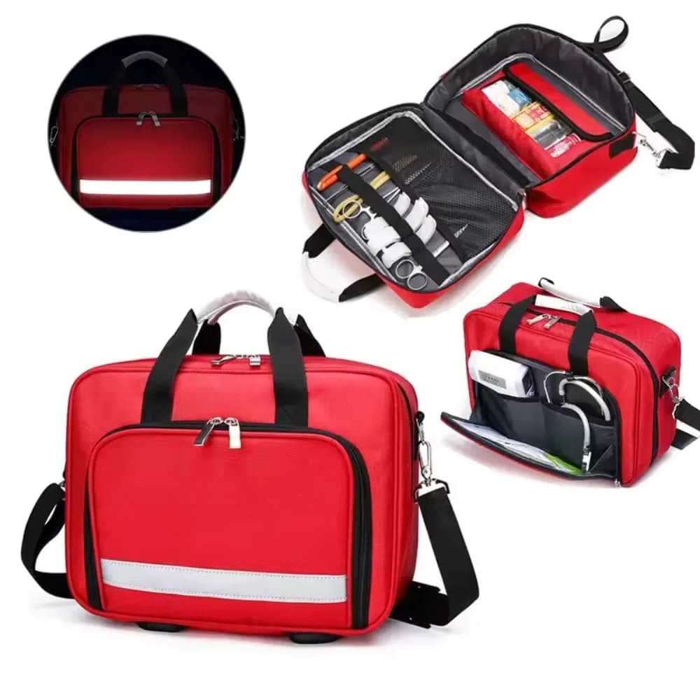 Borsa medica vuota di pronto soccorso da campeggio all'aperto Organizzatore domestico Borsa da viaggio multifunzionale impermeabile Kit di sopravvivenza di emergenza