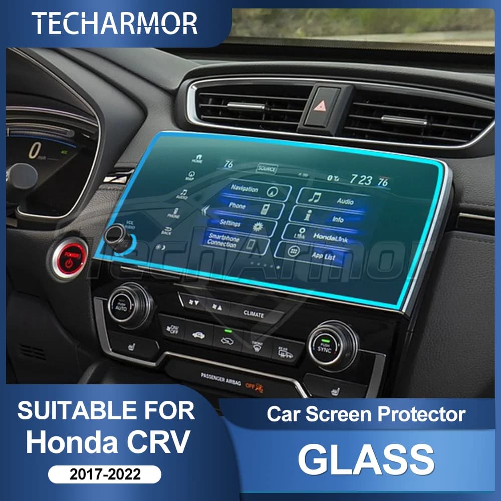 Pellicola protettiva in vetro temperato per auto per Honda CR-V CRV 2017-22 Protezione per schermo di navigazione GPS per auto Accessori interni