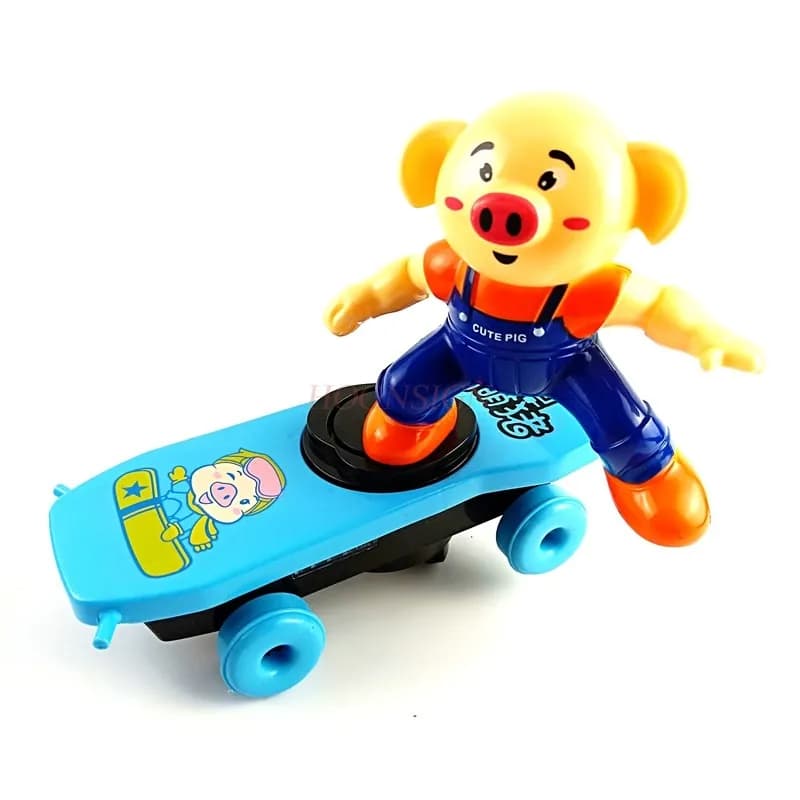 Maiale elettrico scooter equilibrio auto puzzle per bambini auto giocattolo 1-6 anni