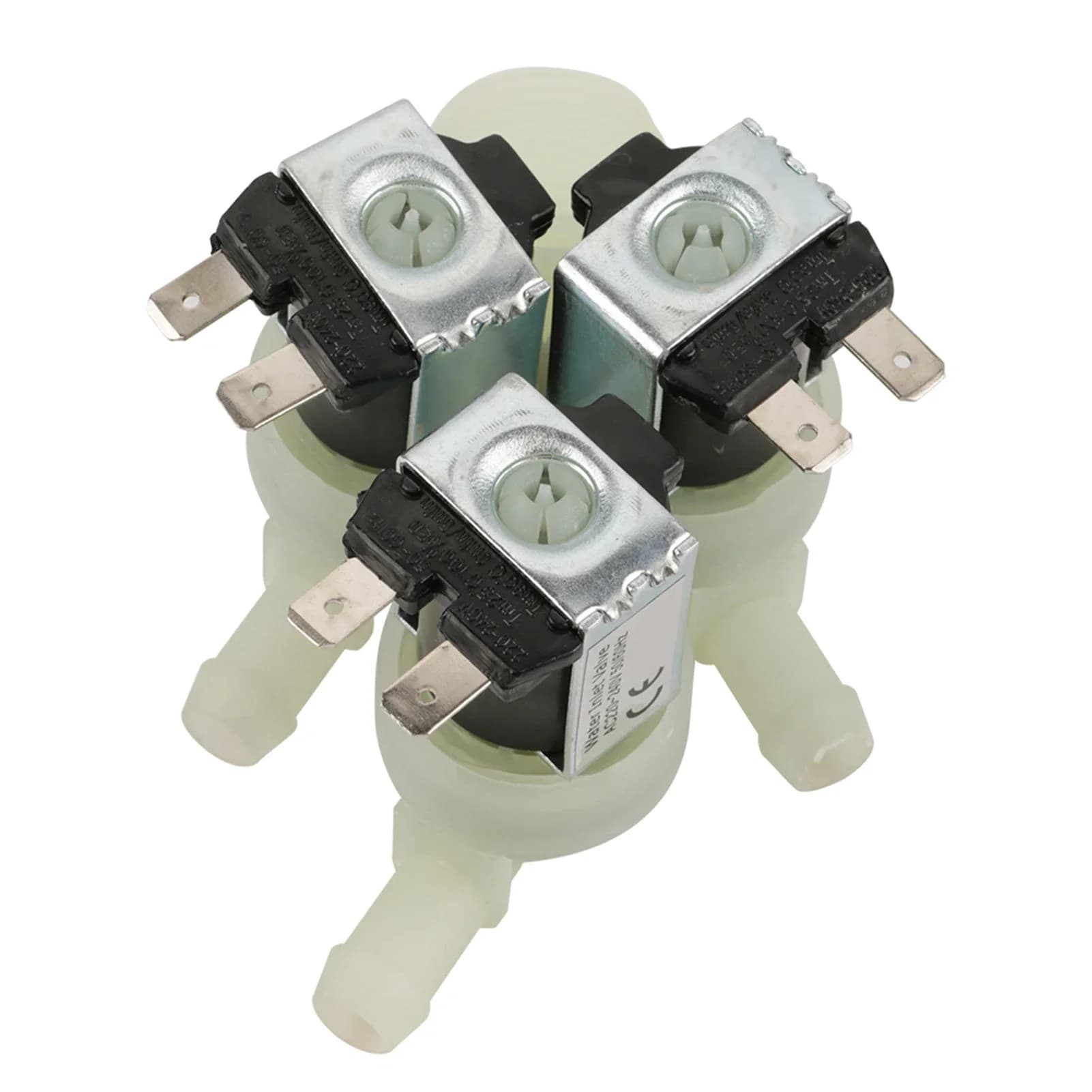 Elettrovalvola elettrica per ingresso acqua a 3 vie, elettrovalvola elettrica chiusa normale N/C CA 220 V G3/4
