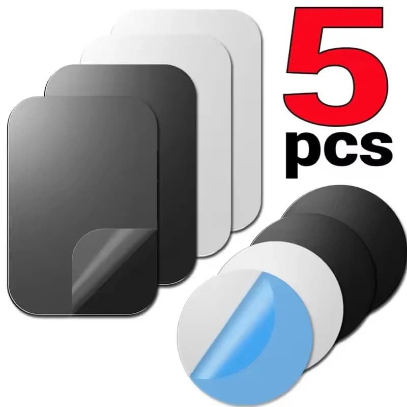 Universal Thin Metal Plate Disk For Magnet Car Phone Holder Round Iron Sheet Stickers Car Magnetic Phone Stand Mount Accessories