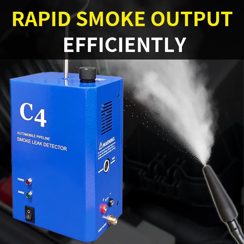 Il rilevatore di perdite di fumo per auto C4 rileva fumo nella diagnosi dei tubi di aspirazione e scarico del motore