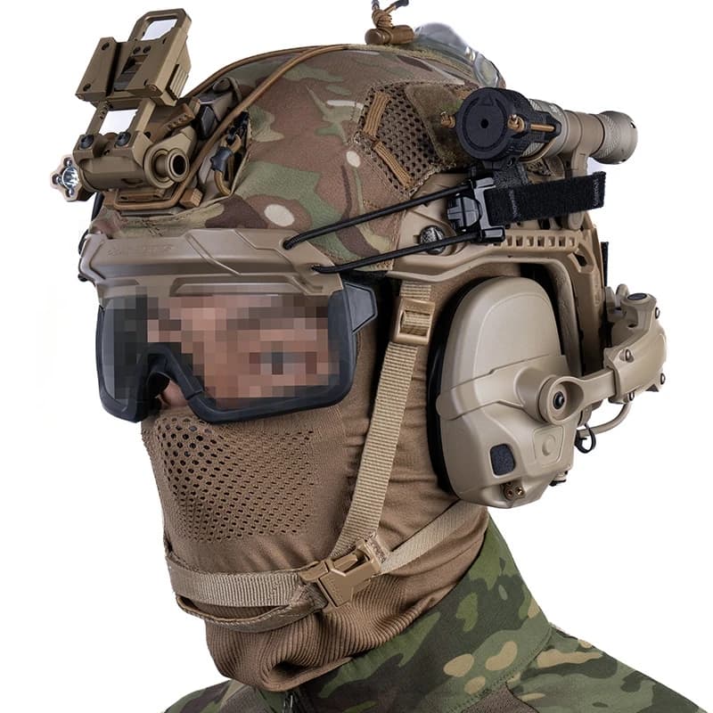 Women Men Protective Headgear Balaclava Full Face Mask Adjustable Windproof UV Protection Hood with steel mask