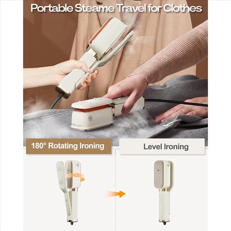 AC93-Travel Steamer Forclothes Mini Steamer portatile per vestiti Fortravel & Home Spina europea