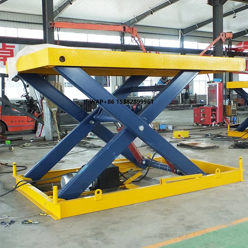 Hydraulic Fixed Scissor Lift, Small Electric Lifting Platform, Workshop Vertical Lifting Equipment for Goods