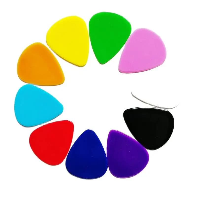 Plettro per chitarra elettrica opaca, calibro medio, Pick Matt, spedizione gratuita, 10 pezzi per lotto, 0.71mm