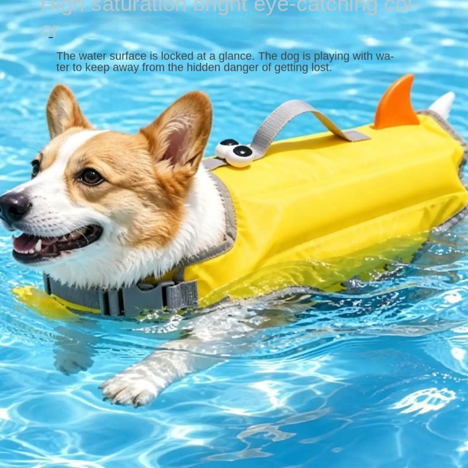 XS-M Dog Life Jacket Adjustable High Buoyancy Waterproof Pet Swim Vest Puppy Life Jacket for Small Medium Dog Pool Lake Outdoor
