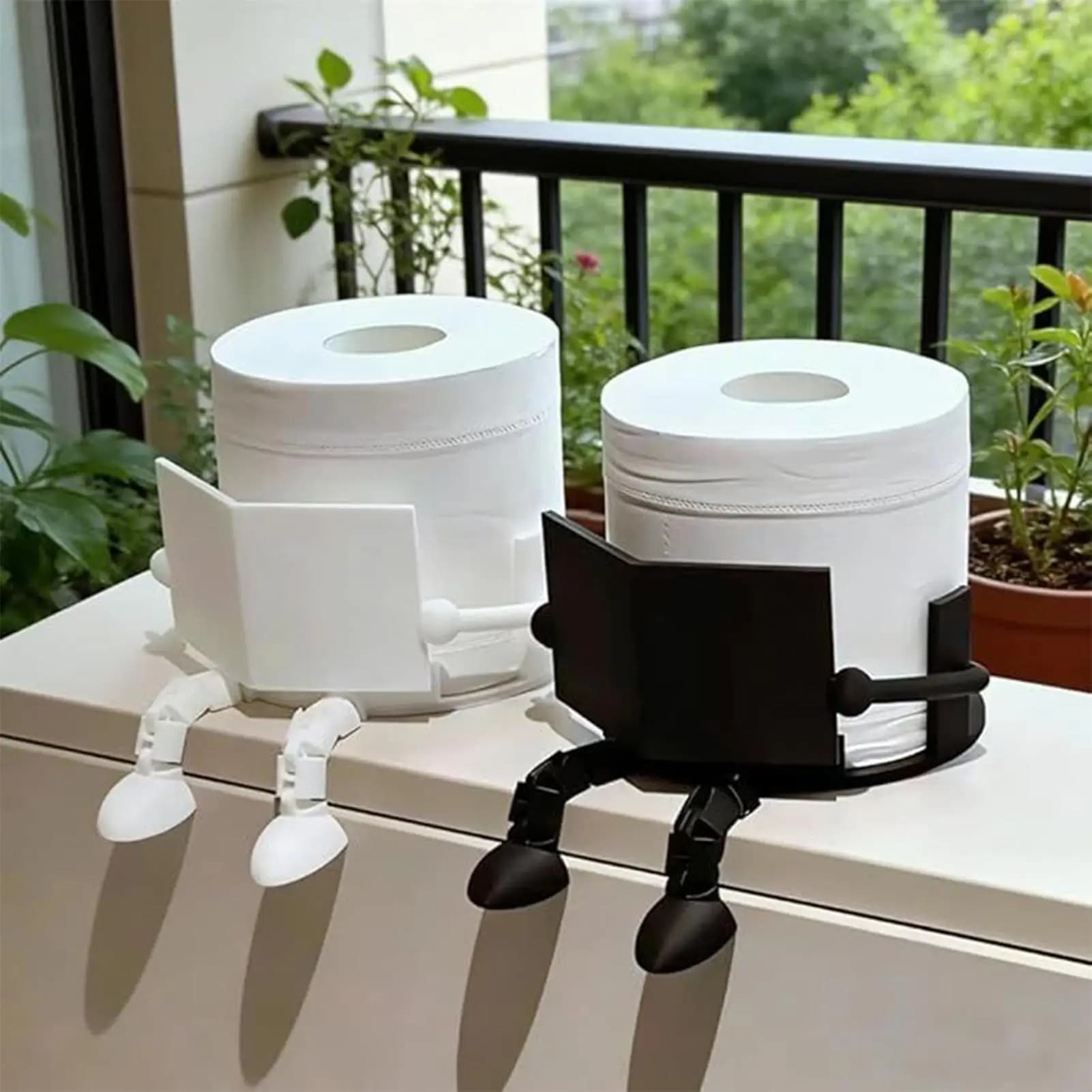 Portarotolo per Carta Igienica Stampato in 3D, Dispenser per Carta Igienica per Cucina e Bagno, Accessori Decorativi per il Bagno