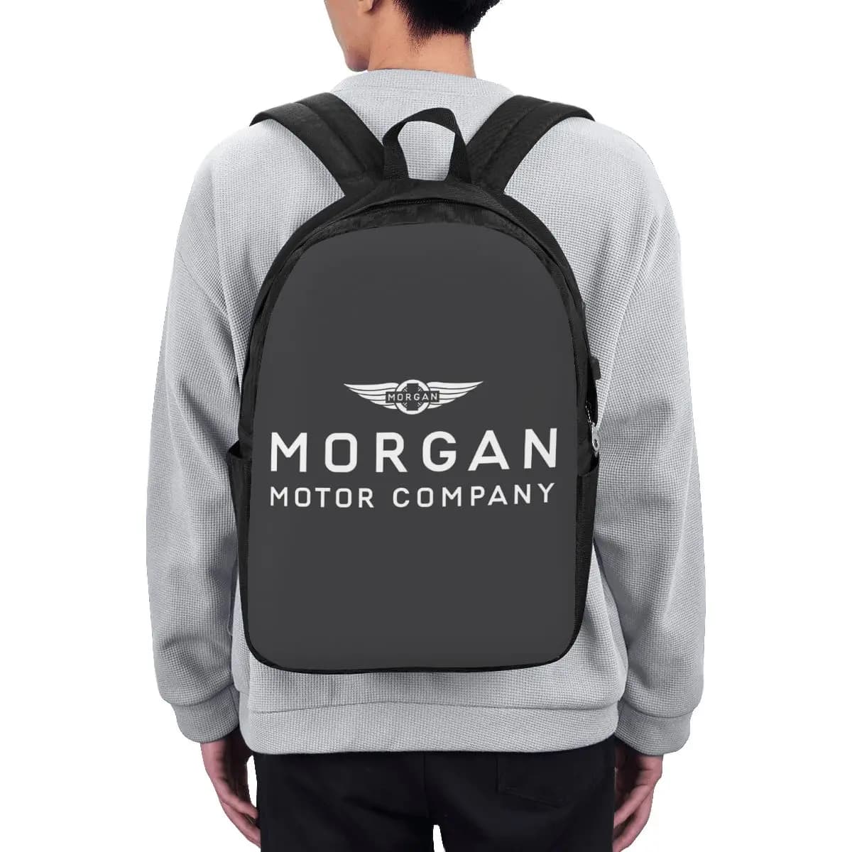 Morgan Motor Car Company Backpack Travel Notebook Bag Computer College Student School Bag Laptop Shoulder Bags for Men Women