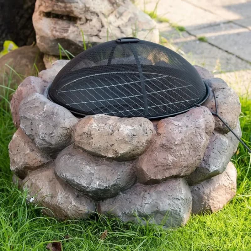 Portable Outdoor Charcoal Stove Multi Functional Heating Oven For Tea Table Roast Milk Autumn Winter Camping Fire Pit