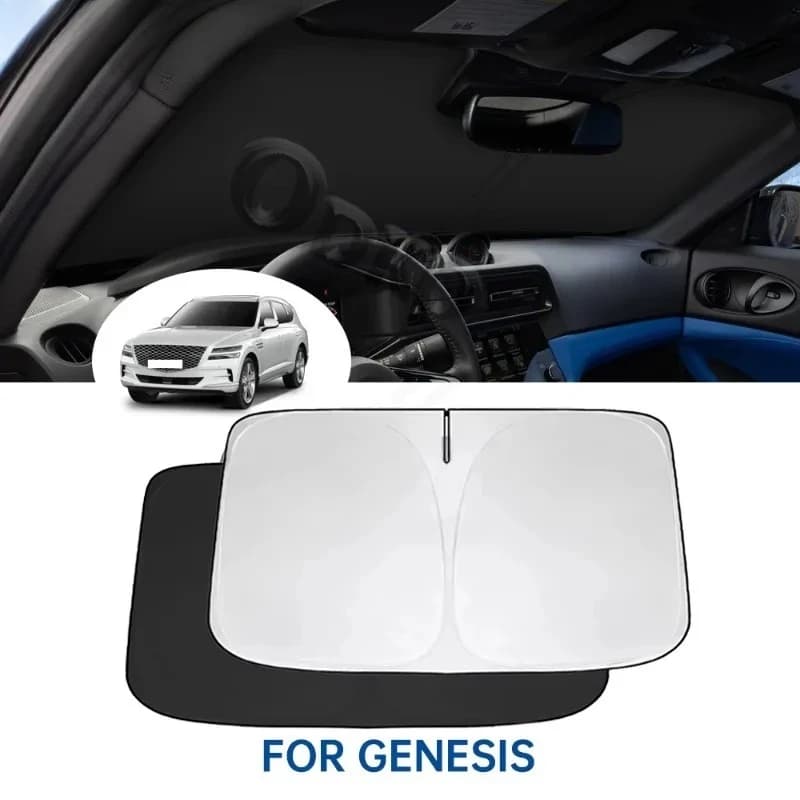 Per Genesis GV60 GV70 GV80 2023 2024 Ombrellone Accessori Parabrezza Parasole Auto Visiera Finestra Anteriore Parasole Copertura