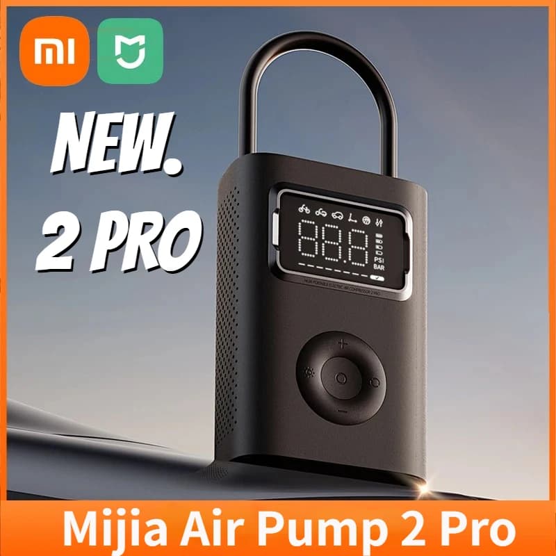 Xiaomi Mijia Air Pump 2 pro pompa di gonfiaggio elettrica portatile gonfiatore con Display digitale 150psi Max pneumatico da basket 2500mAh Bike Car