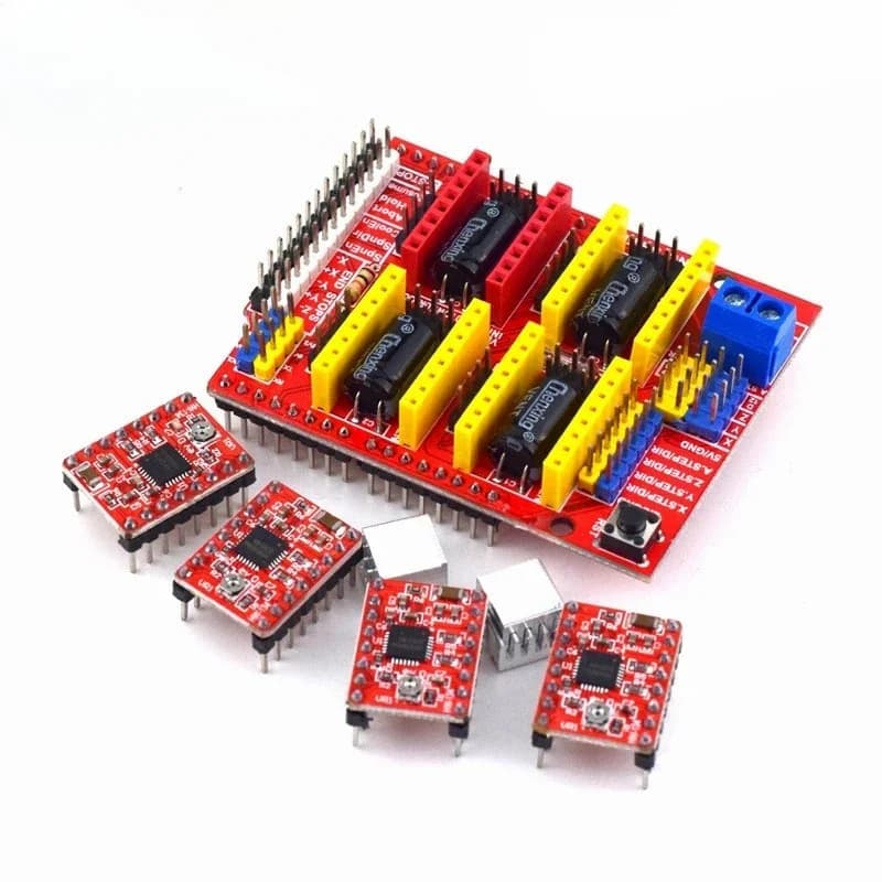 Macchina per incidere CNC Shield V3/Stampante 3D/+ Scheda di espansione driver A4988 da 4 pezzi per arduino
