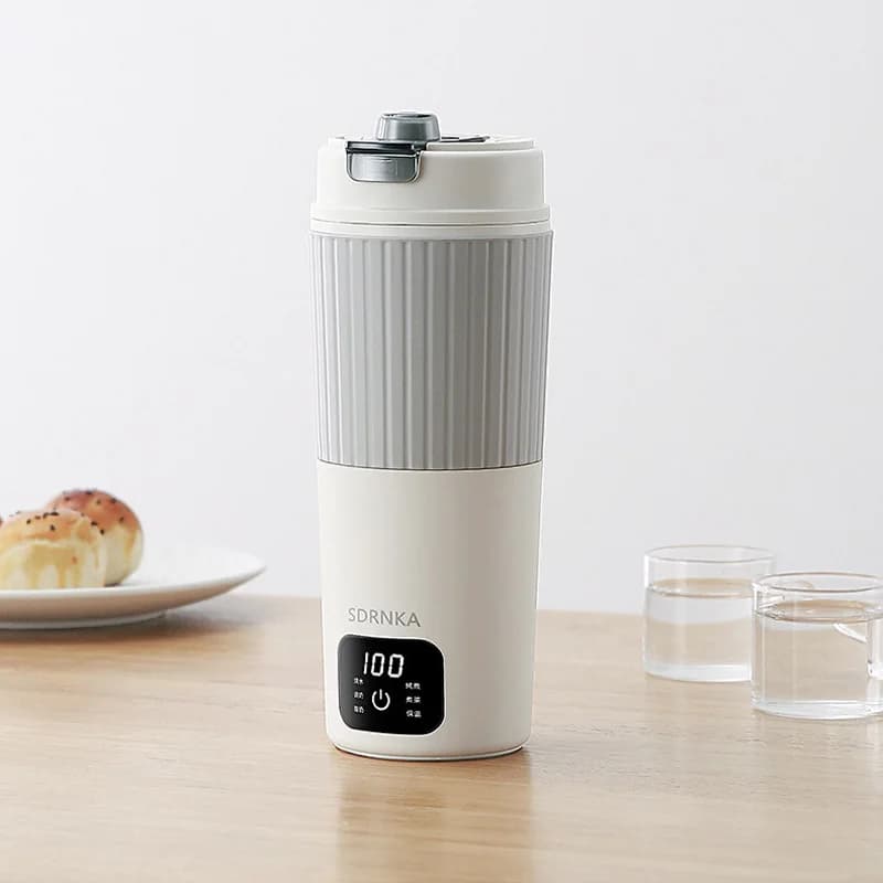 650 ml portable electric travel kettle boil water cup Thermo Pot smart teapot temperature adjustment kettle heating cup 220 V
