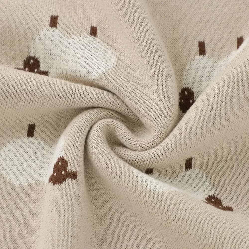 Coperte per neonati Neonato 100% cotone lavorato a maglia Infantile Ragazzi Ragazze Swaddle Wrap Passeggino Accessori 100 * 80 cm Bambino Bambini Coperte da tiro