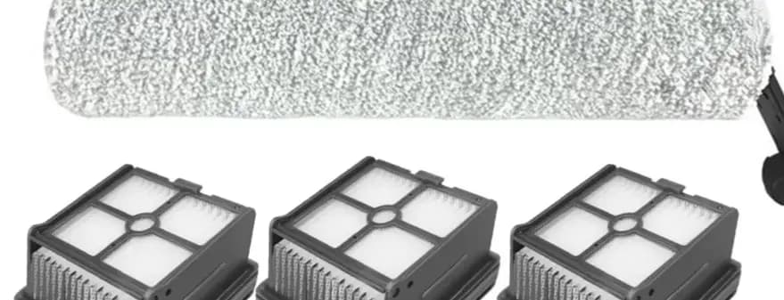 Kit spazzole principali con spazzole per pelucchi e filtro HEPA per Dreame H12S H12S AE-G10, per aspirapolvere senza fili Comb- per aspirazione a umido e a secco - Ricambi
