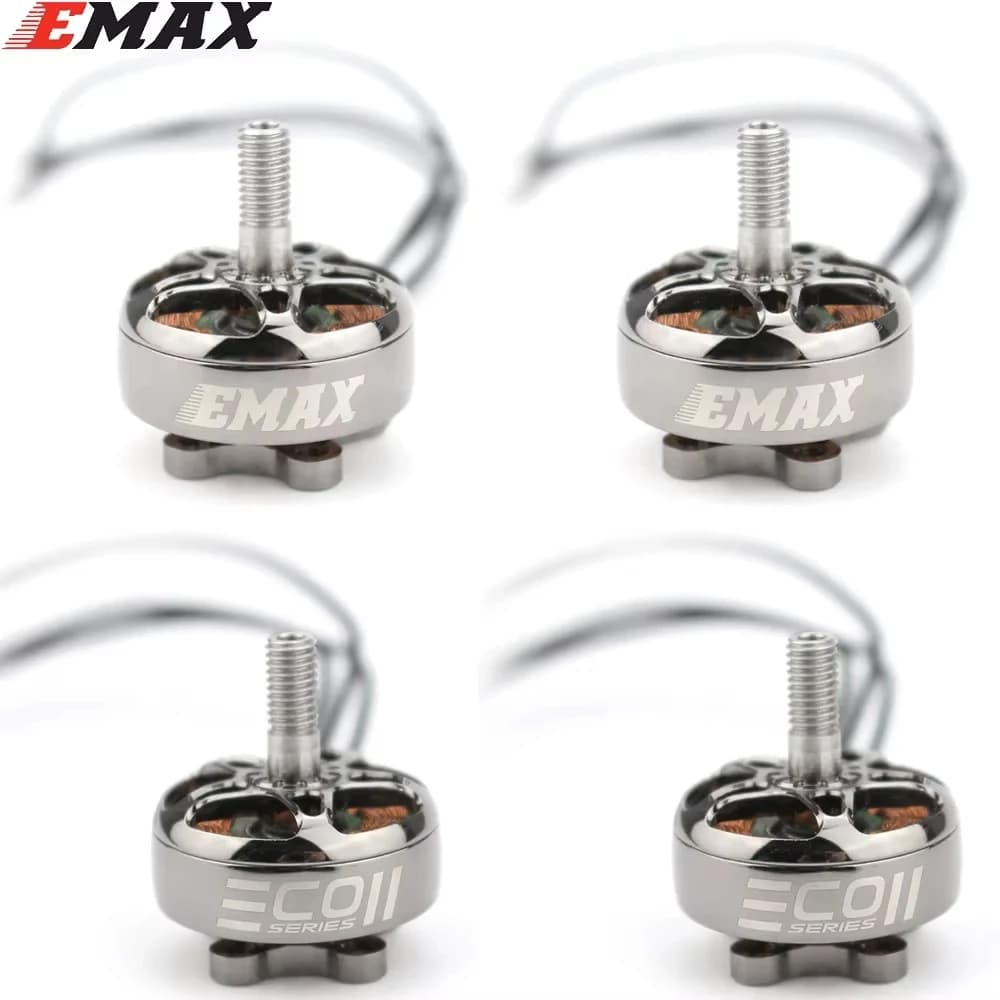 4 Parts Brushless Motor EMAX ECO II 2207 1700KV/1900KV/2400KV 3-6S ECOII Series for RC FPV Racing drones