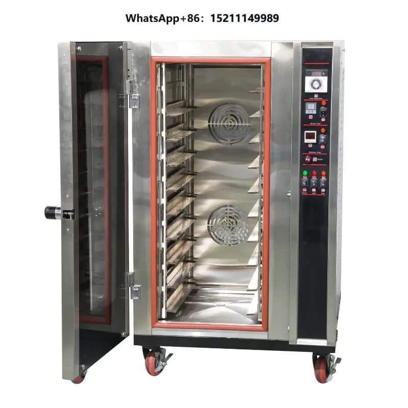 Complete Bakery Equipment Baking Equipment Tools Cake Set 10 Trays Convection Oven