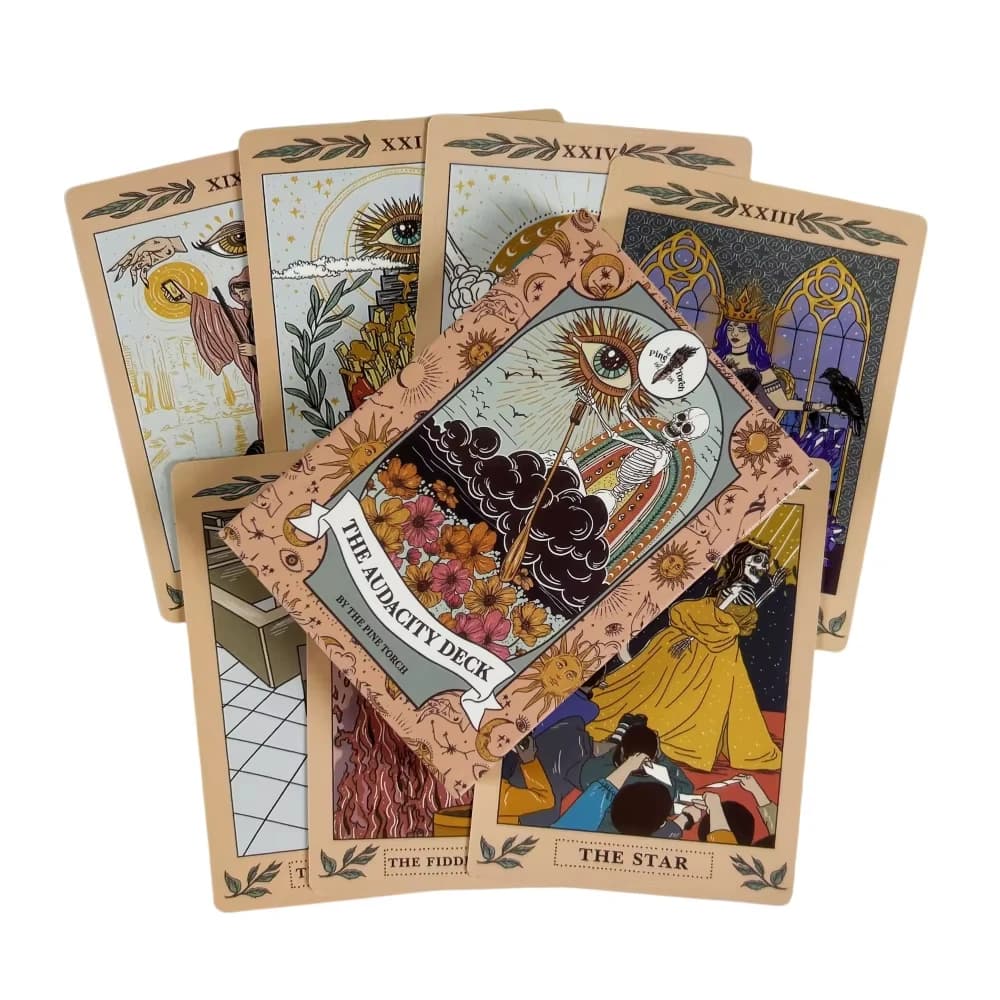 The Audacity Deck Audacity Oracle Cards A 37 Tarot inglese Divination Edition Deck Borad Games