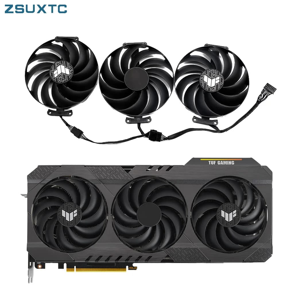 Muslimex RTX4090 GPU Cooler, ventola della scheda grafica, per ASUS TUF RTX 4090 4070 Ti SUPER GAMING OG OC, raffreddamento delle schede Video