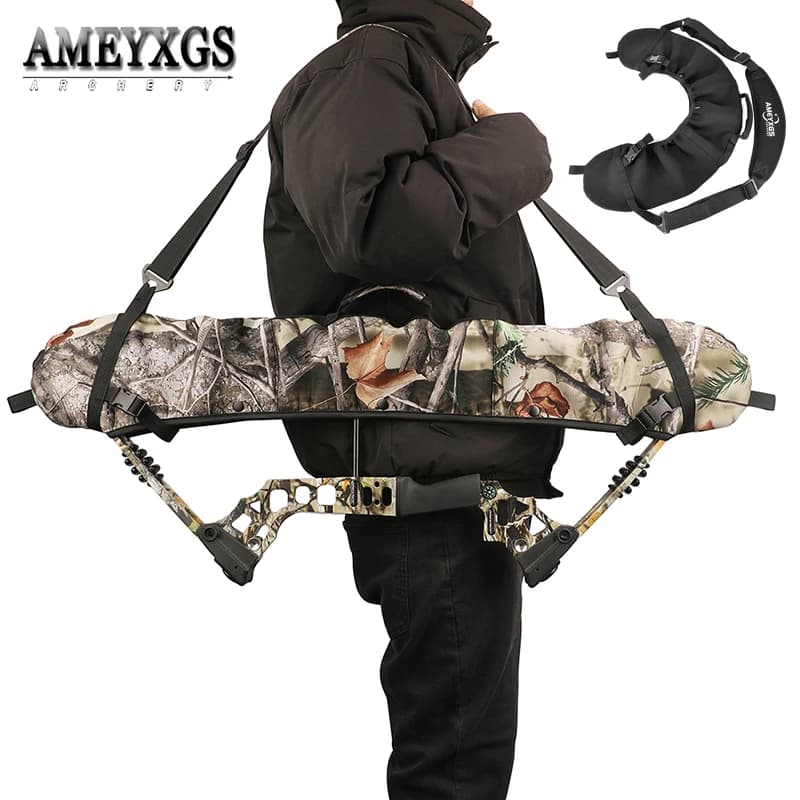 1pc borsa per arco composto per tiro con l'arco tracolla regolabile zaino da trasporto portatile per accessori per tiro da caccia con arco e frecce