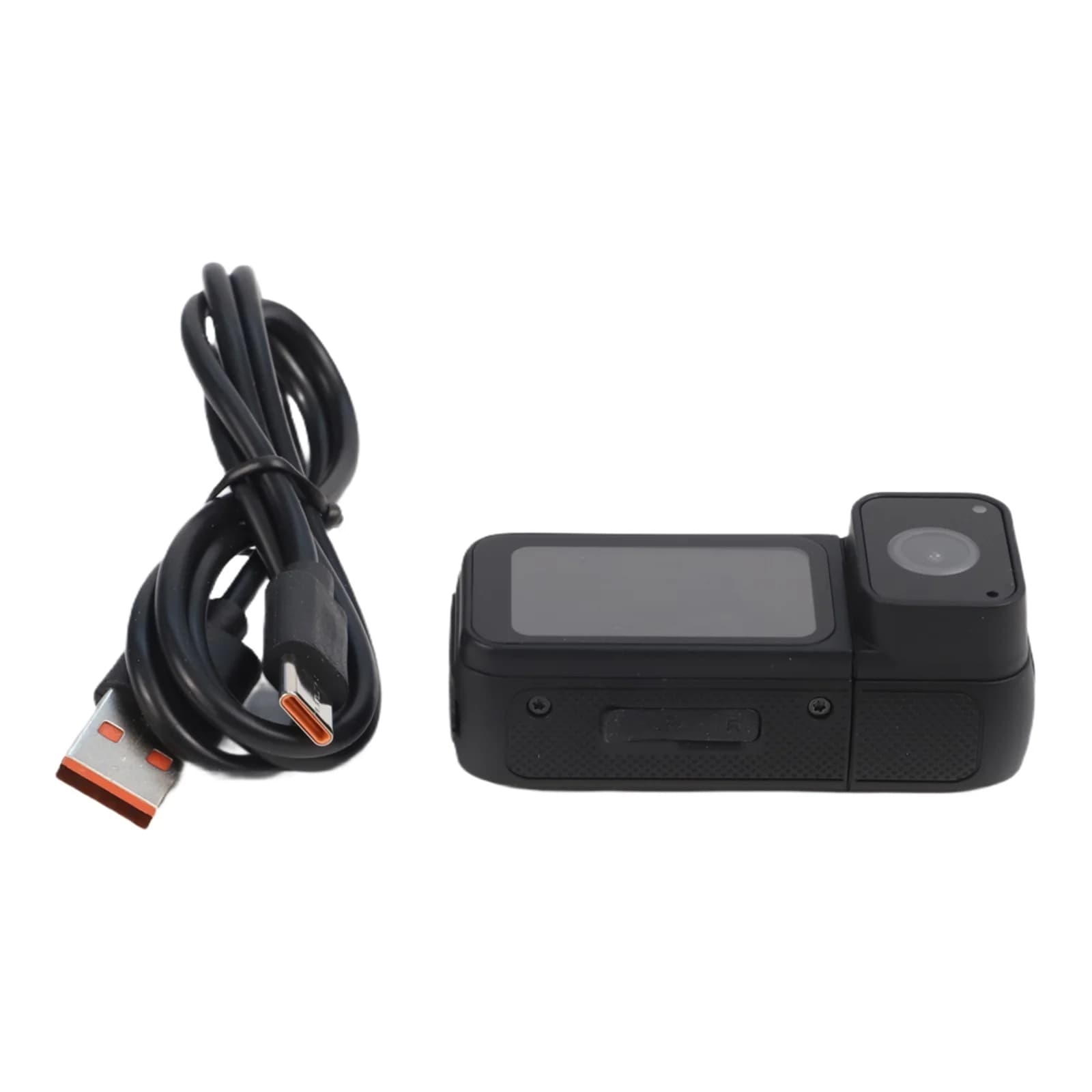 4K wearable action camera, ideal for recording work and travel moments, compact design with extended memory support