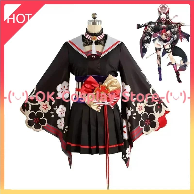 [Su misura] Kosaka Wakamo Costume Cosplay Gioco Blu Archivio Abito Cosplay Abito Kimono Abiti Anime Uniforme di Carnevale di Halloween