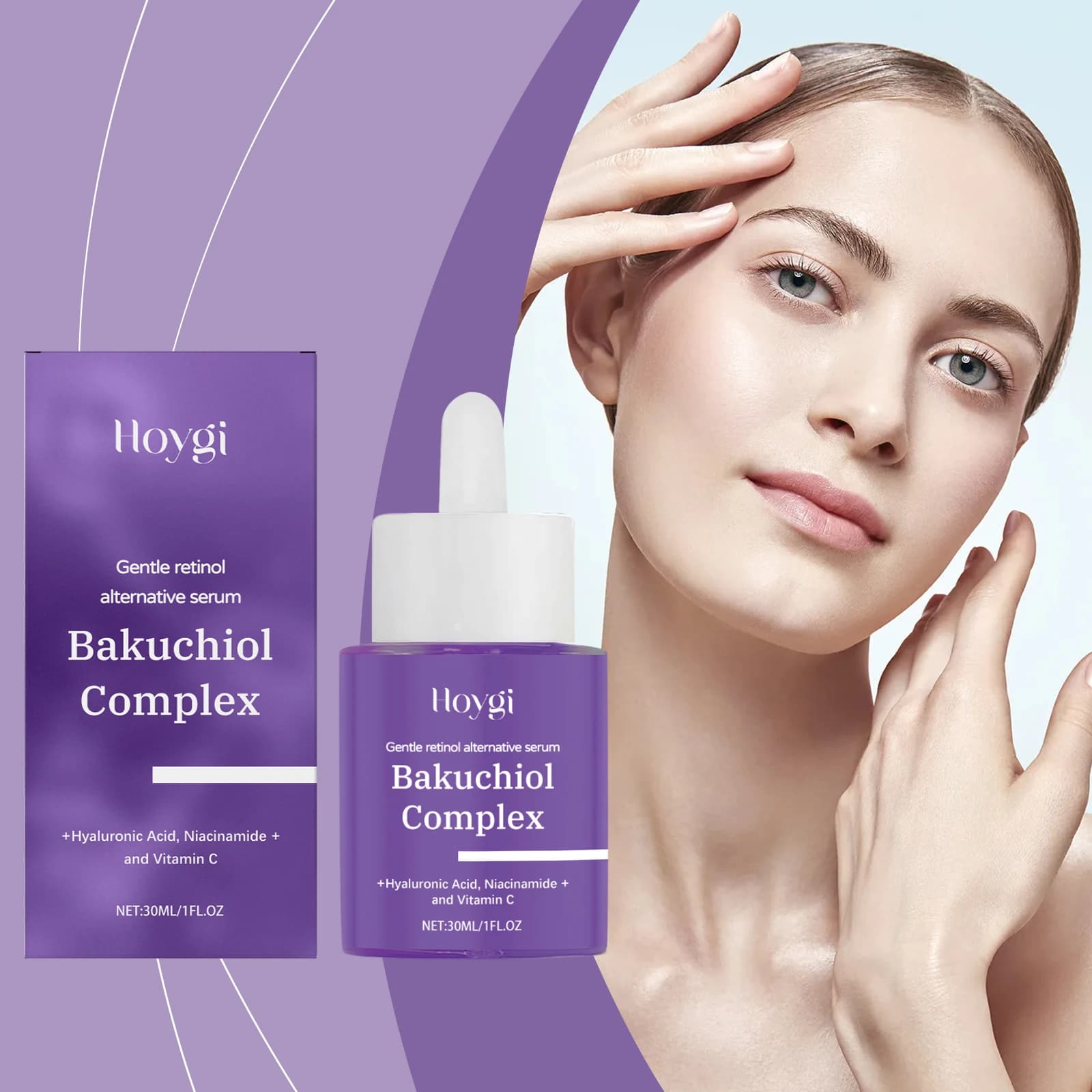 Siero Viso al Retinolo Quotidiano - Idratante, Nutriente, Illuminante, Delicato per una Carnagione Radiosa