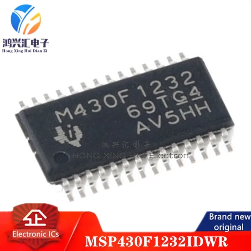 Nuovo/Originale MSP430F1232IDWR MCU 16-bit MSP430 RISC 8KB Flash 2.5V/3.3V 28 Pin SOIC T/R