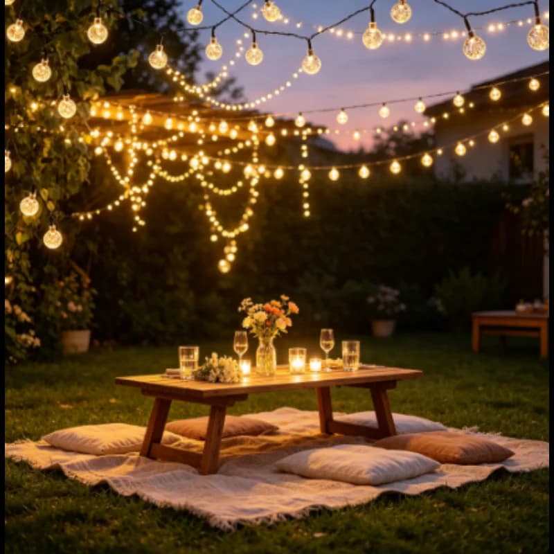 Solar Powered 30 LED Crystal Globe Lights, Waterproof Fairy String Lights for Patio Garden Party Tree Decor