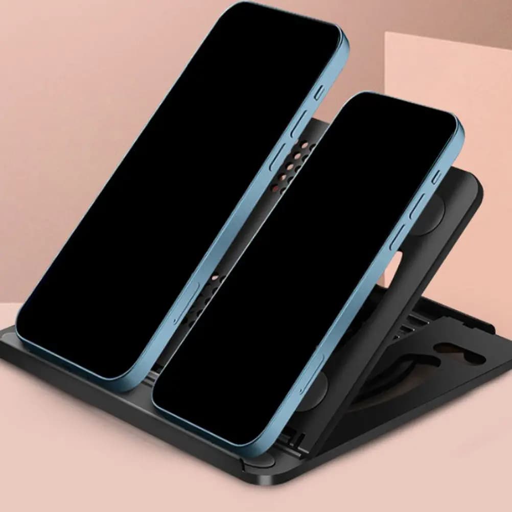 Supporto per laptop pieghevole regolabile per notebook, computer, tablet, supporto per dissipazione del calore con 8 posizioni angolari, antiscivolo, portatile