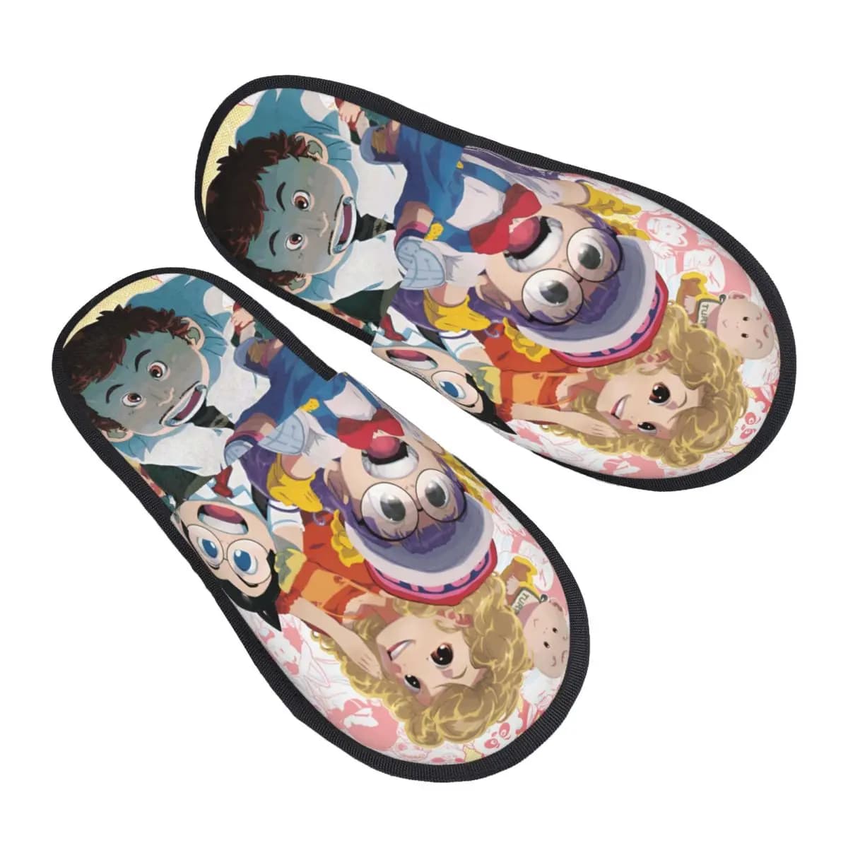 Pantofole Personalizzate Dr S-Slump Arale Norimaki in Memory Foam, Comode e Calde Pantofole da Casa Manga per Donne