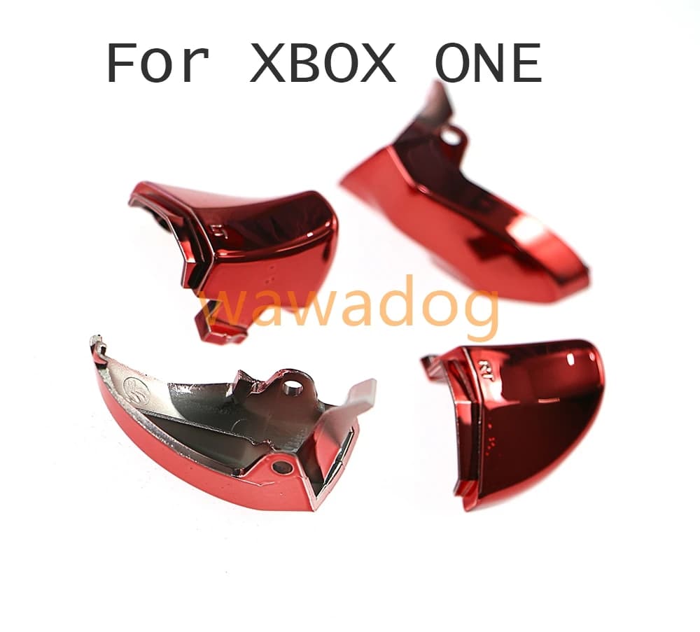 1 set di pulsanti LB RB LT RT di ricambio per Xbox One XBOXONE Controller Grip placcato oro Pulsante LB RB LT RT