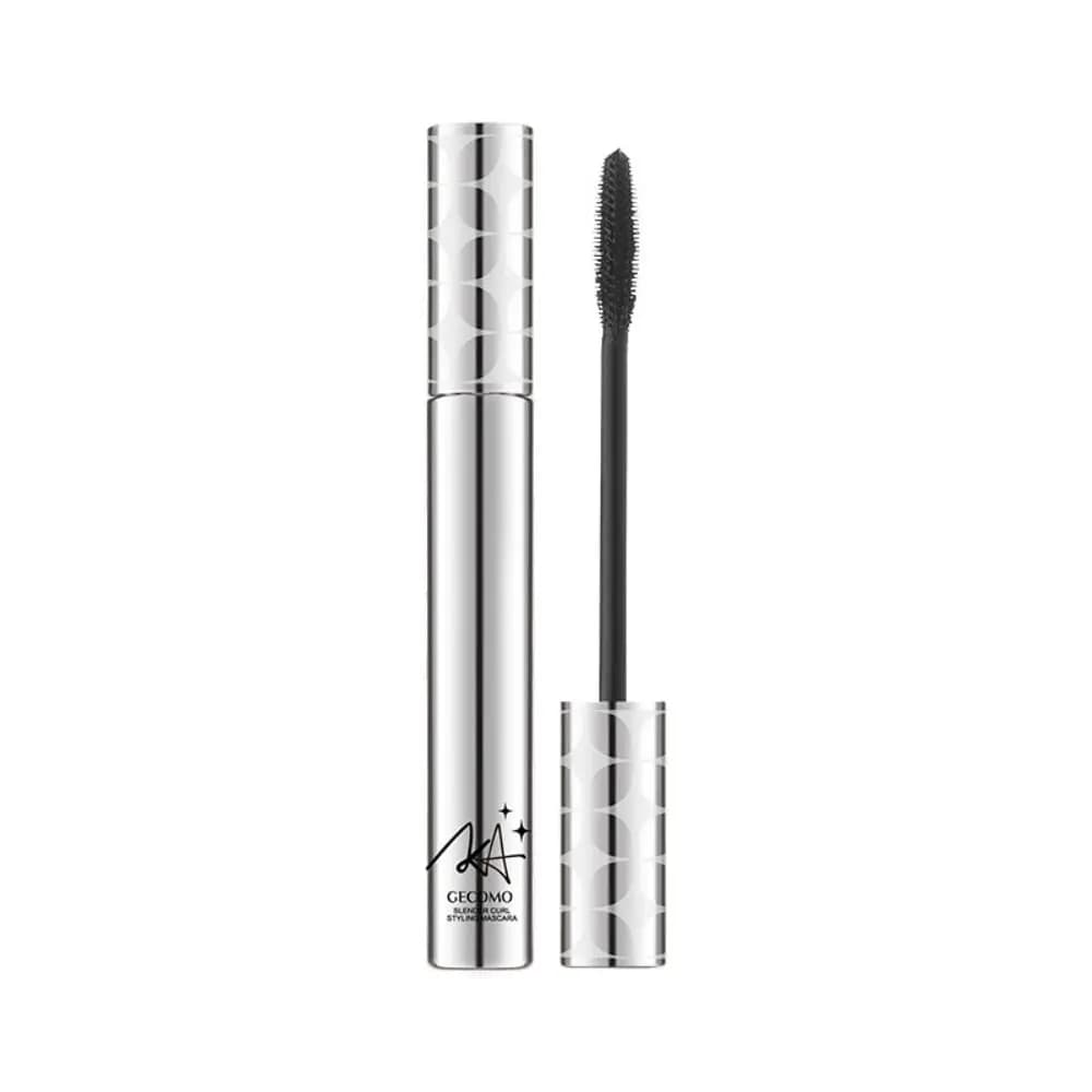 New Waterproof Mascara Quick-drying Fine Comb Eyelash Base Not Smudge Curly Dense Small Silver Tube Mascara Women