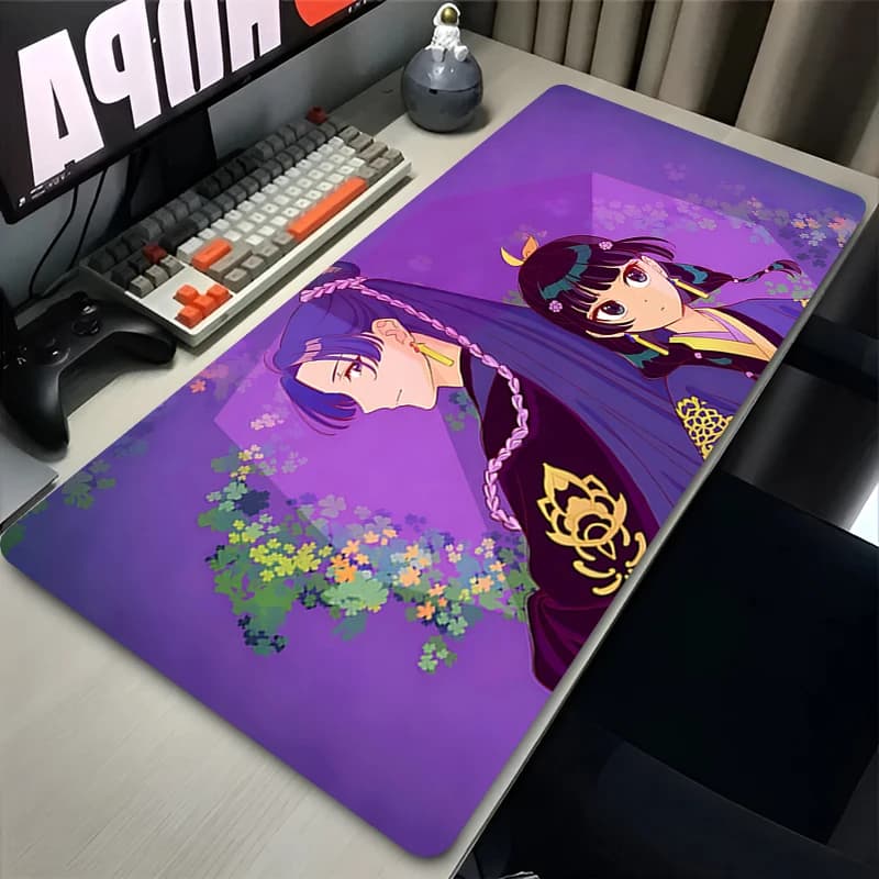 Mouse Pad Anime The A-Apothecary D-Diaries Cute Maomao Non-slip Rubber Gamer Balance Computer Decoracion Deskmat Office Large