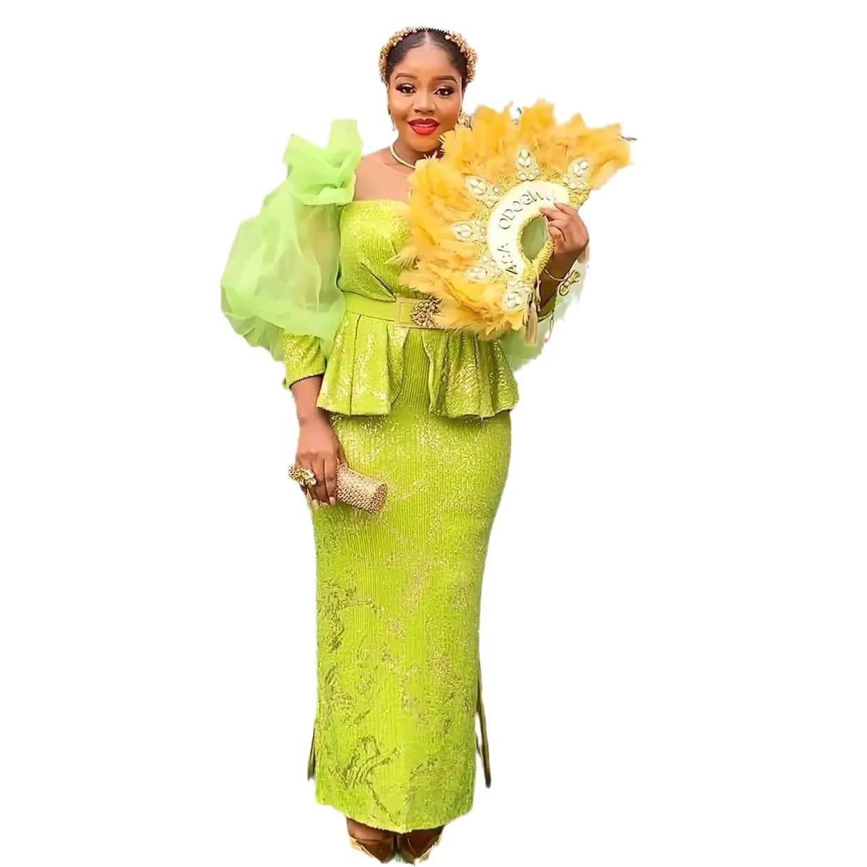 African dresses with sequins for women Fashion strong sizes Christmas evening dress Dashiki Ankara Outfit Robe African dresses