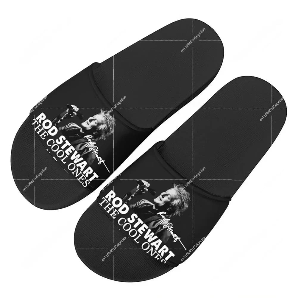 Rod Stewart Pop Music Rock Slippers Home Water Shoes Men Women Beach Pool Sandals High Quality Custom Summer Slipper