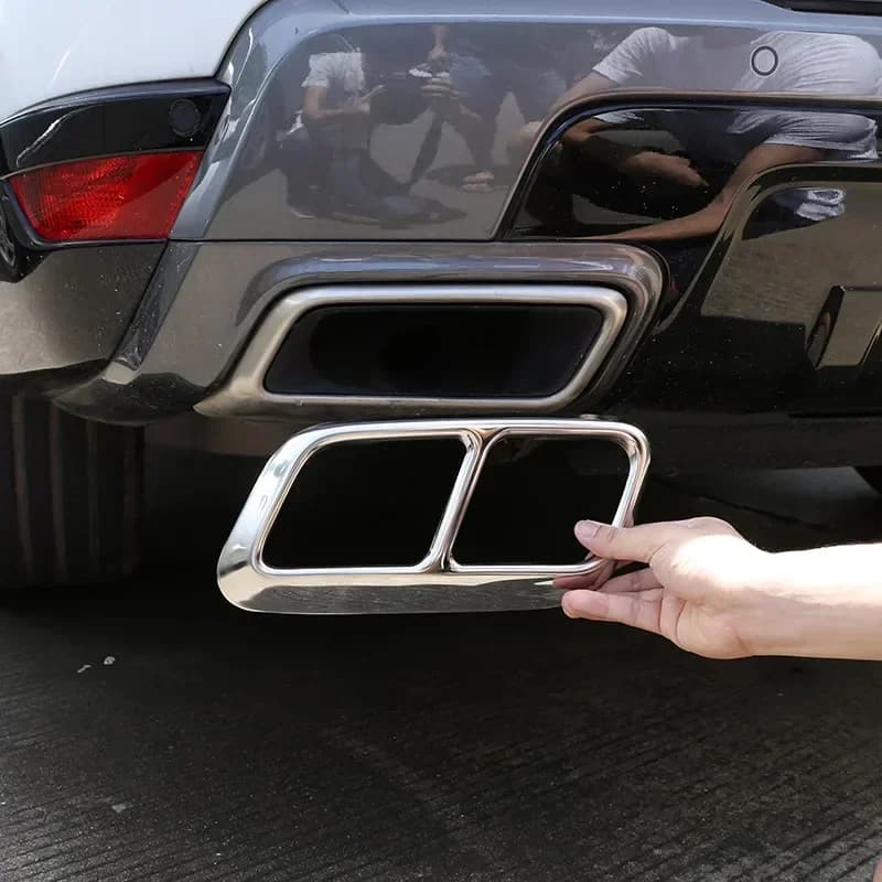 Per Land Rover Range Rover Sport P400e, Copertura Silenziatore in Acciaio Inox, Adesivi per Copertura Tubi di Scarico, Accessori Auto