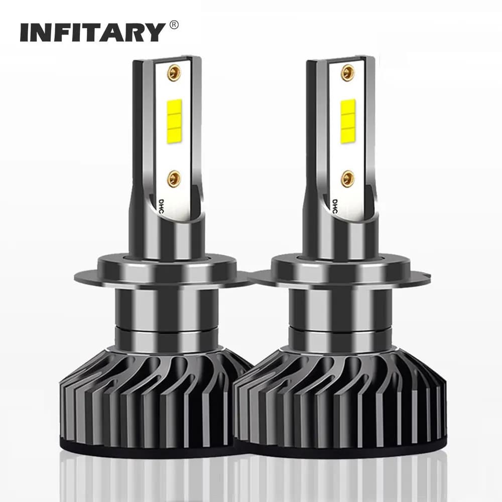 Infitary H4 H7 fendinebbia luci a Led 20000LM CSP 1860 Chip H1 H11 HB3 HB4 9005 9006 6500K Auto Car Mini CANBUS fari lampadine kit