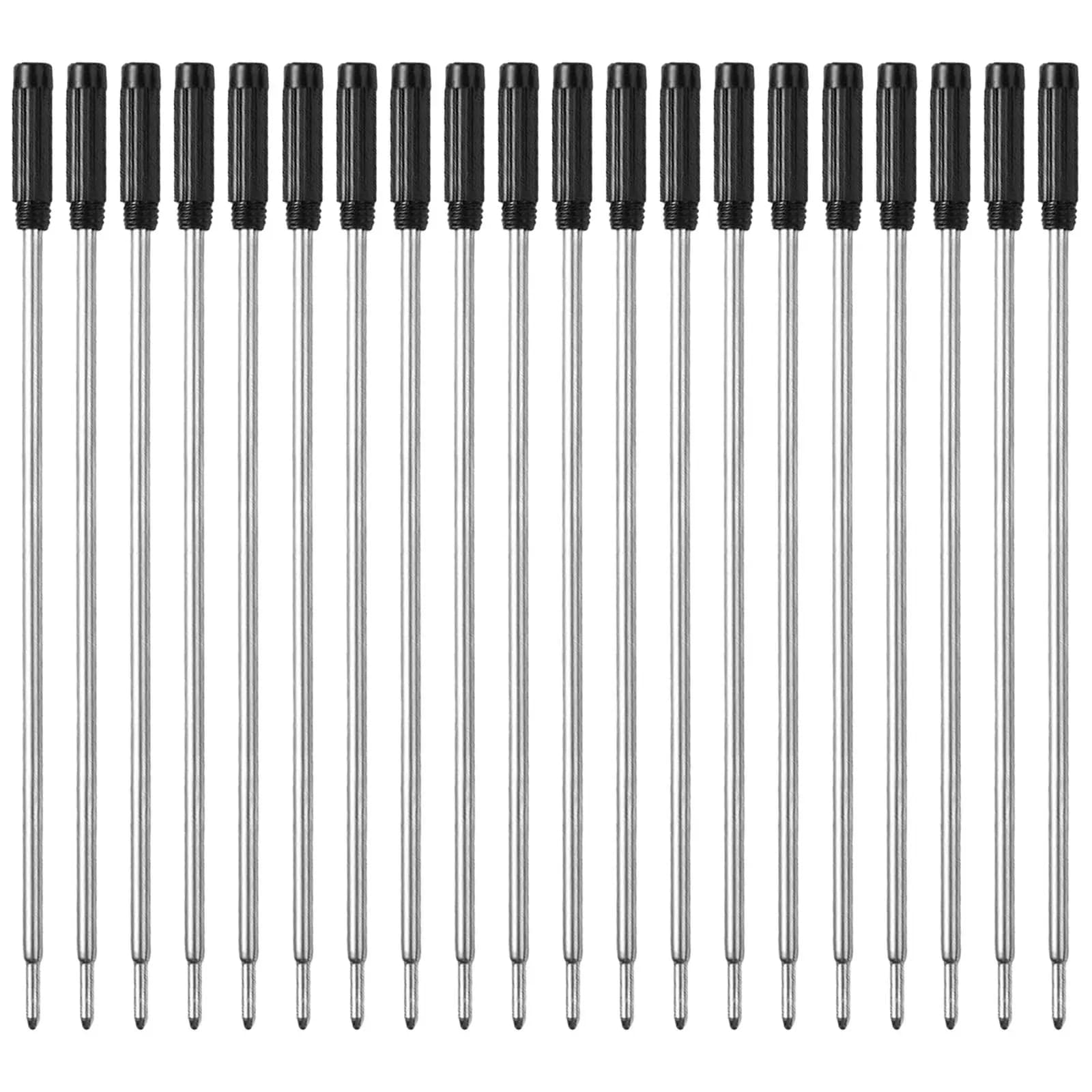 20pcs\set L:4.5 In Ballpoint Pen Refills for Cross Pens Medium Point blue Black Ink school office supplies stationery