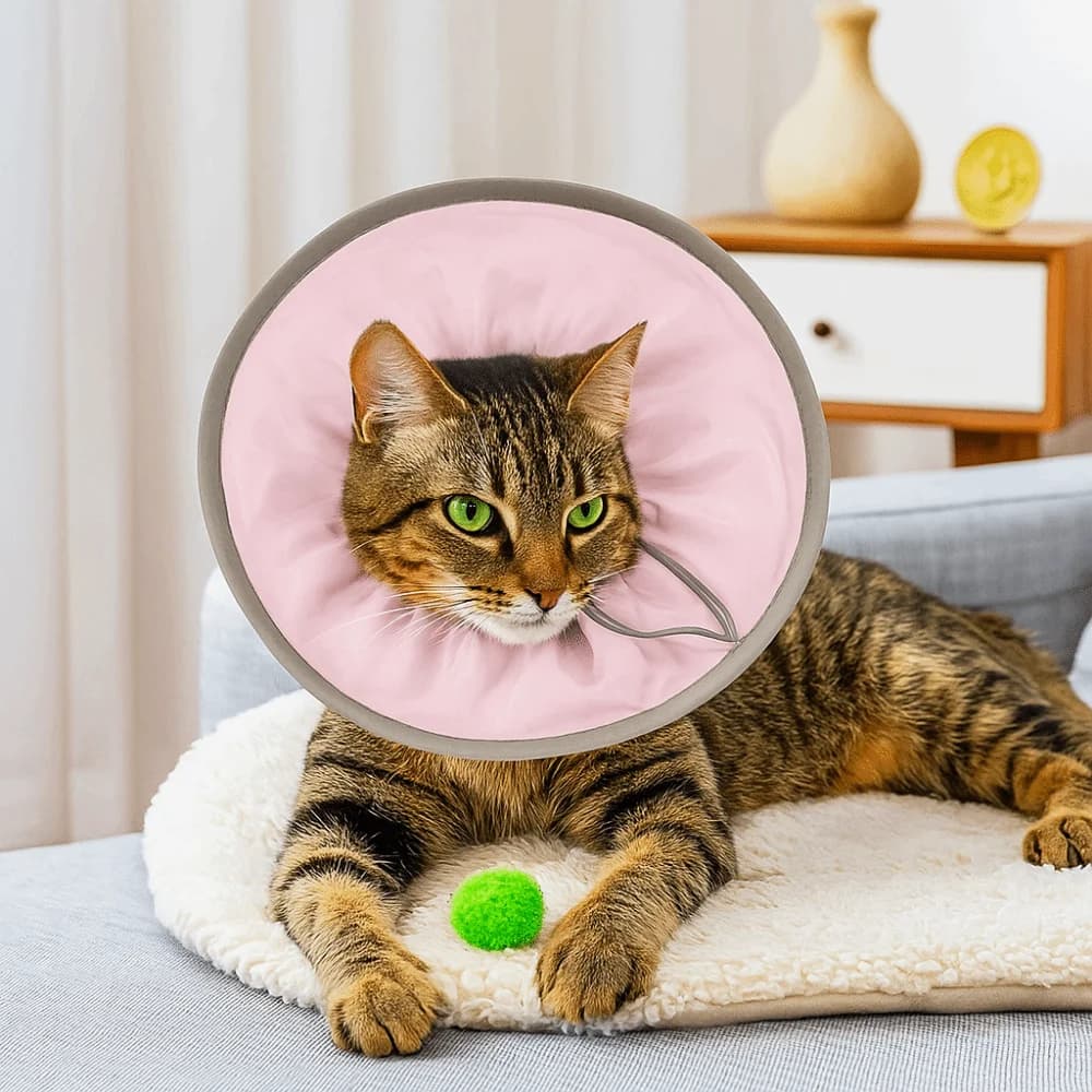 Anti-licking Pet Elizabethan Collar Waterproof Adjustable Pet Grooming Collar Soft Anti Biting Small Dog Headgear For Cats Dogs