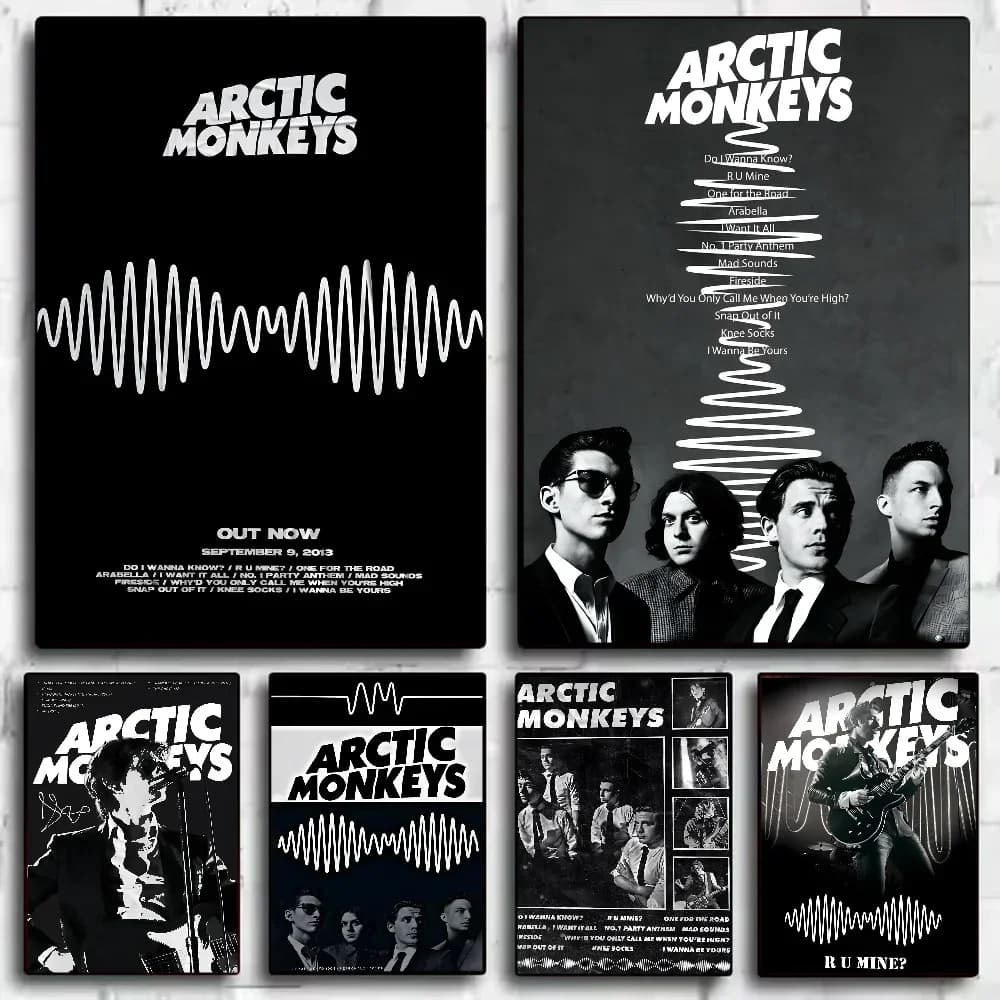 A-Arctic M-Monkeys Rock Band Music Cover Poster HD art wall waterproof home living room bedroom bar aesthetic decoration