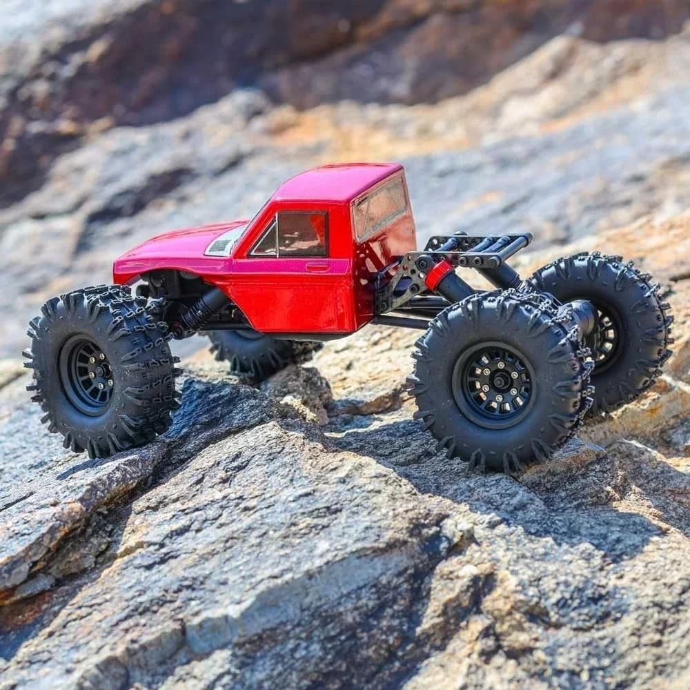 Hot Sale: APEX 18, Auto RC 4WD Elettrica Brushless in Fibra di Carbonio Scala 1/18 per Adulti con Sistema Radio 2.4GHz (Rosso)