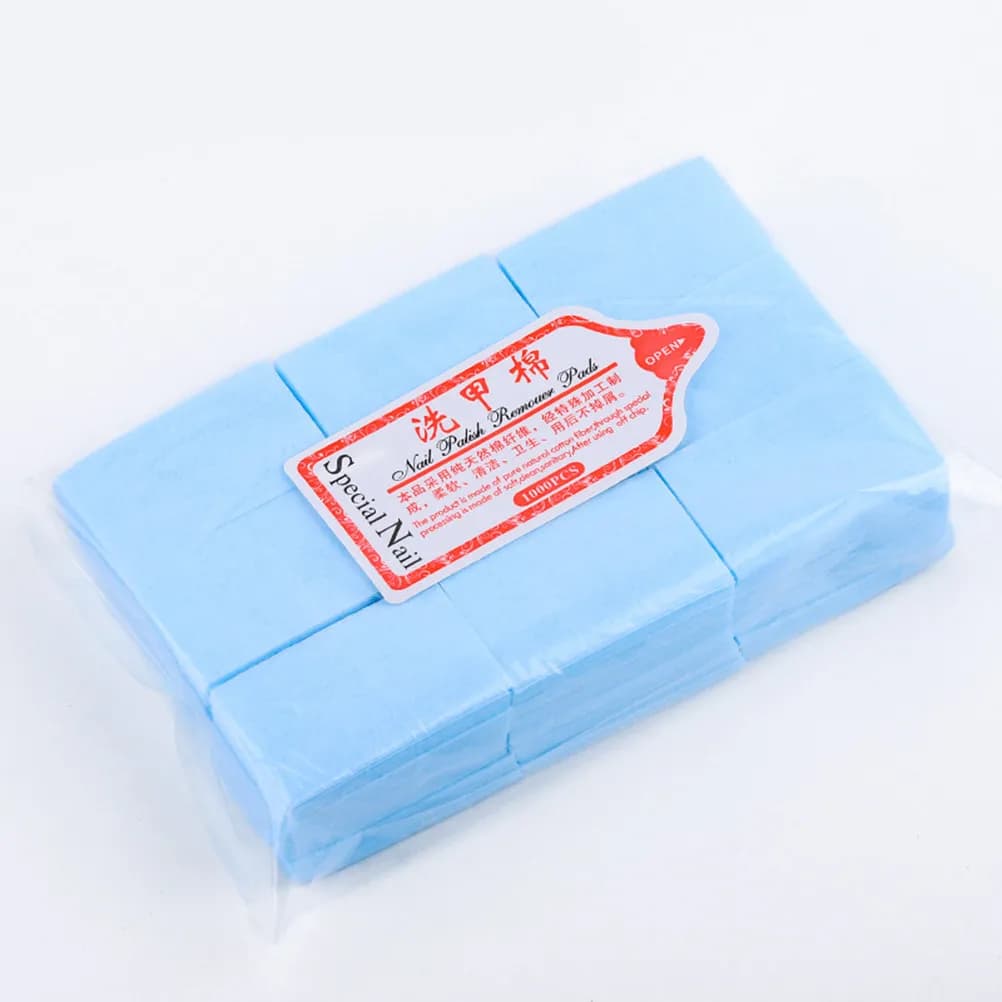 600 Pieces of Disposals for Removement Disposable, Soft and Super Absorbent, Use and Drop, for Removement Gel Nail Polish, Domestic and Professional Use